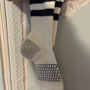 Women’s  Black and White Athletic Socks
